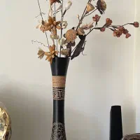 گلدان چوبی|گل مصنوعی|مشهد, هفت تیر (آب و برق)|دیوار