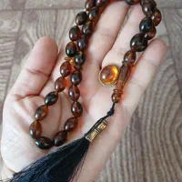 تسبیح کهربا گرمی