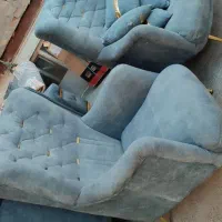 مبل هفت نفره یه عددمیزچهارعددعسلی|مبلمان خانگی و میز عسلی|یزد, |دیوار