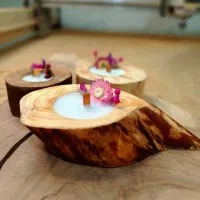 ساخت انواع شمع های چوبی