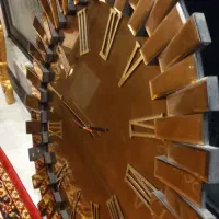 ساعت خورشیدی مسی قهوه ای دو رنگ