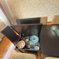 میز ناهارخوری ۶ به ۸ نفره با دو باکس جادار|میز و صندلی غذاخوری|تهران, سید خندان (جلفا)|دیوار