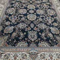 2تخته 12متری افشان یاشار سورمه ای نو|فرش|قم, نیروگاه|دیوار