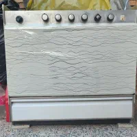 اجاق‌گاز ۵ شعله سالم (فر دو درب-جوجه گردون)