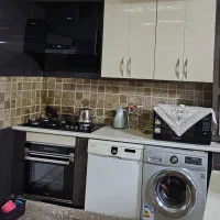 کابینت همراه سینک و هود خارجی