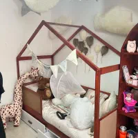 سرویس خواب کلبه ای حصیری|تخت و صندلی بچه|کرمانشاه, |دیوار