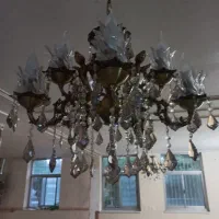 ۵ شاخه برنز|لوستر و چراغ آویز|اراک, |دیوار