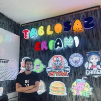 نئون چنلیوم ال ای دی کامپوزیت تابلوسازی استیل