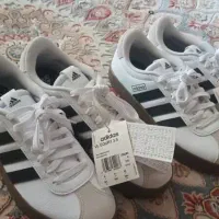 کتونی adidas VL اورجینال سه خط مشکی با رویه سفید|کیف، کفش، کمربند|کرج, فاز ۱ مهرشهر|دیوار