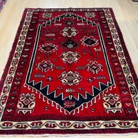 فرش پرده ای لری بافت تمام رنگ گیاهی