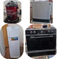 یخچال واجاق گاز و کهنه شور و جاروبرقی