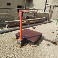 باسکول سنگی با قفس دام کش