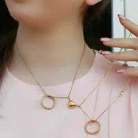 گردنبند ودستبند ست بدلیجات ساعت