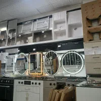 آینه چراغ دار شیشه ای  شیک