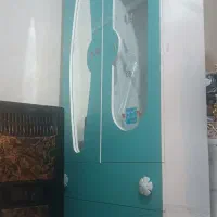 کمد بچه رورک وکریر و کیف حمل وسایل بچه رنگ فیروزه