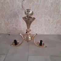 لوستر سه شاخه فلزی