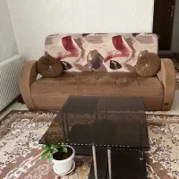 مبل راحتی 8 نفره تمیز و کم کار+ جلو مبلی