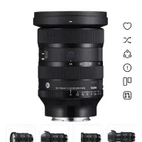 لنز سیگما  24/70 تایپ 2.  F/2.8 سونی ART