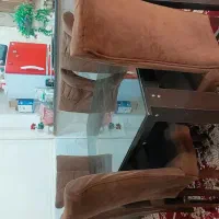 میز نهار خوری ۶ نفره با پارچه مخمل قیمت دو میلیون|میز و صندلی غذاخوری|زابل, |دیوار