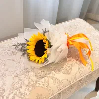 دسته گل تک شاخه افتابگردون