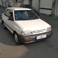 پراید سفید مدل ۸۲ شاسی پلمپ بدون ترک و جوش