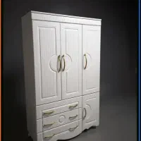 ست کمد لباس دو درب ساده و ۸کشو بزرگ