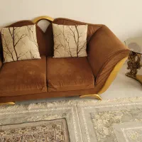 مبل کارکرده ویستا ،با میز وسط و دو عدد عسلی|مبلمان خانگی و میز عسلی|کرمانشاه, |دیوار