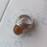 انگشتر کار دست عقیق یمن