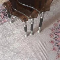جلو مبلی عسلی شیک شیشه 5 میل