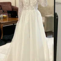 لباس عروس سفید نو سایز 36 تا 40
