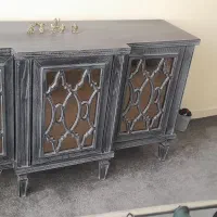 اینه کنسول رنگ سند بلاس شده درحد نو تماس پاسخگو|بوفه، ویترین، کنسول|تهران, تهرانپارس شرقی|دیوار