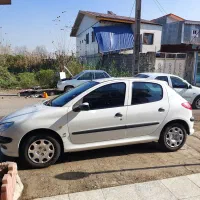 ۲۰۶ تیپ ۲ سفید بی رنگ مدل ۹۸