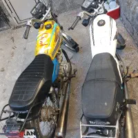 دوعدد موتورمزایده بابرگه معتبرسالم بدونه روغن سوزی