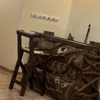 میز چوب درخت طبیعی