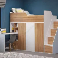 سرویس تخت خواب دوطبقه مدل فلورا|تخت و سرویس خواب|تبریز, |دیوار