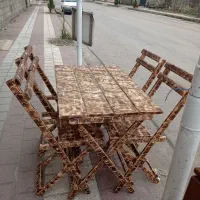 میز و صندلی تاشو|میز و صندلی غذاخوری|سیاهکل, |دیوار