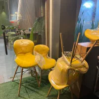 صندلی پارچه ای کانتر وکلاسیک