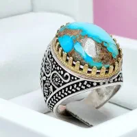 انواع انگشترهای شجروفیروزه به قیمت جمله وبشرط