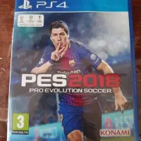 دیسک بازی pes2018 مخصوص کنسول پلی استیشن 4