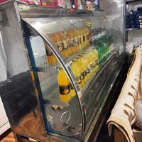 یخچال ویترینی شیشه خم