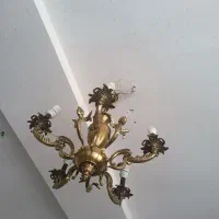 لوستر برنجی مدل فرشته قدمت دار|لوستر و چراغ آویز|پرند, فاز ۶|دیوار