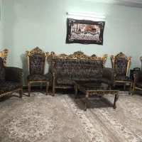 فروش مبل ۹ نفره سلطنتی با طرح و رنگ خاص|مبلمان خانگی و میز عسلی|اسلامشهر, مظفریه|دیوار