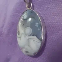 عقیق مصور قاب نقره|جواهرات|زاهدان, |دیوار