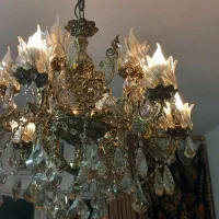 لوستر برنجی ۶ شاخه|لوستر و چراغ آویز|تهران, افسریه جنوبی|دیوار