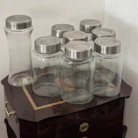 ست کامل بانکه شیشه‌ای