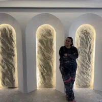 میکروسمنت پتینه گچبری مدرن صخره ورق طلا