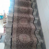 سه ردیف فرش راه پله در حد نو