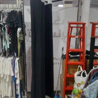 اتاق پرو پرده ای با میله|پرده، رانر، رومیزی|گلبهار, شهر جدید گلبهار|دیوار