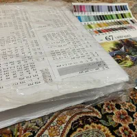 قالی تابلو کدبافی منظره زیبا|تابلو فرش|قم, نوبهار|دیوار