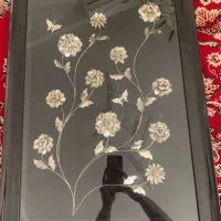 تابلویی بسیارزیبا باگلهای نقره ای